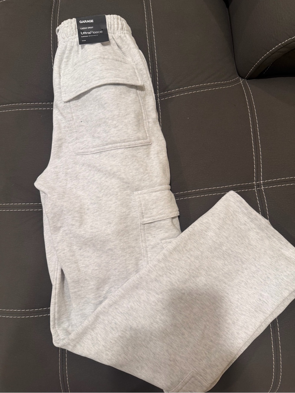 Garage Women’s Light Gray Cargo Sweatpants